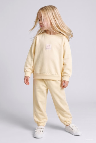 Baby Girls Light Yellow Baby Girl 100% Cotton Pyjama Set