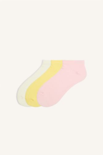 Young Girls - Teen Girls Yellow Girl Low Cut Socks