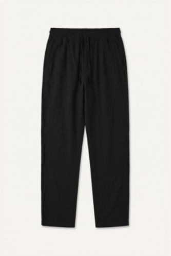 Men Black Relax Fit Trousers