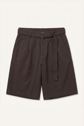 Relax Fit Brown Shorts