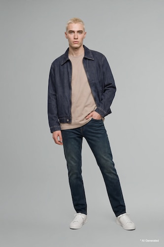 Man Dark Green Sergio Regular Fit Trousers