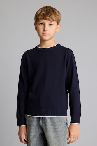 Boy Regular Fit Crew Neck Pullover