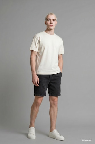 MAN Anthracite Regular Fit Shorts