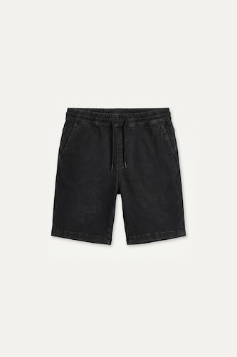 Short en jean anthracite Coupe régulière