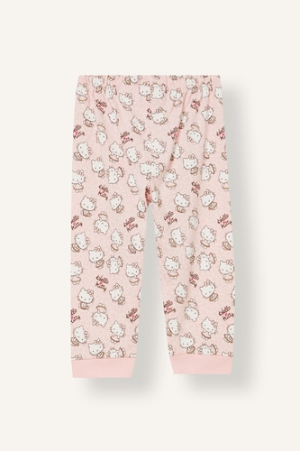 Baby Girl 2-Piece 100% Cotton Printed Hello Kitty Pyjama Set