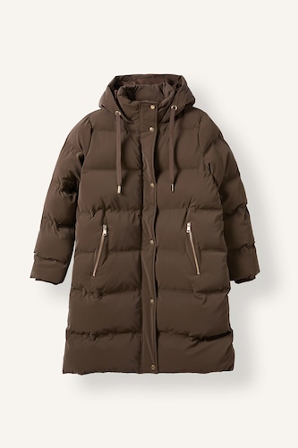 Женщины Коричневый Парка Regular Fit
