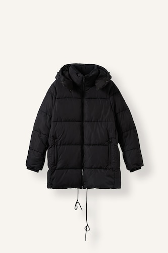 Әйелдерге қара Regular Fit парка