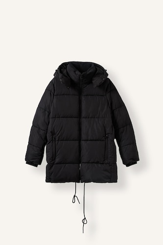 Regular Fit Hooded Zip-Up Parka