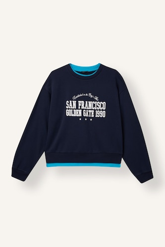 Relaxed Fit Baskılı Sweatshirt