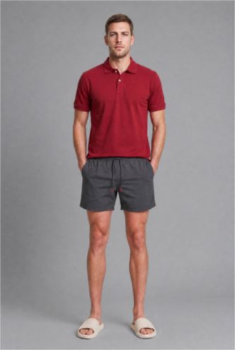 Men Black Swim Shorts