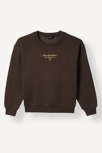 Girl Relax Fit Printed Sweatshirt
