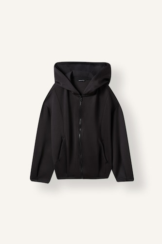 Oversize Fit Hooded Cardigan