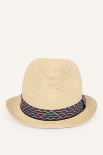 Young Boys - Teen Boys Beige Boy Straw Hat