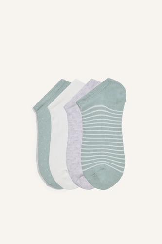 نساء Karma 5 Piece Cotton Step Socks