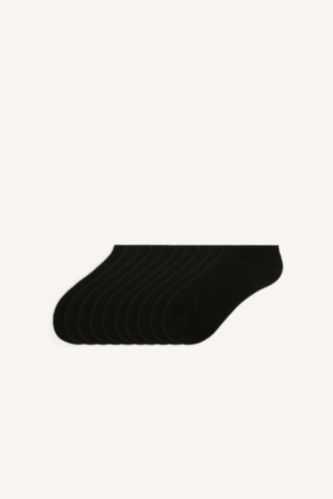 Kadın Siyah Pamuklu 10'Lu Sneaker