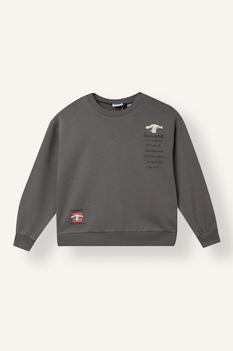 Kız Çocuk - Genç Kız Gri Cinnamoroll Relaxed Fit Sweatshirt Kız Çocuk