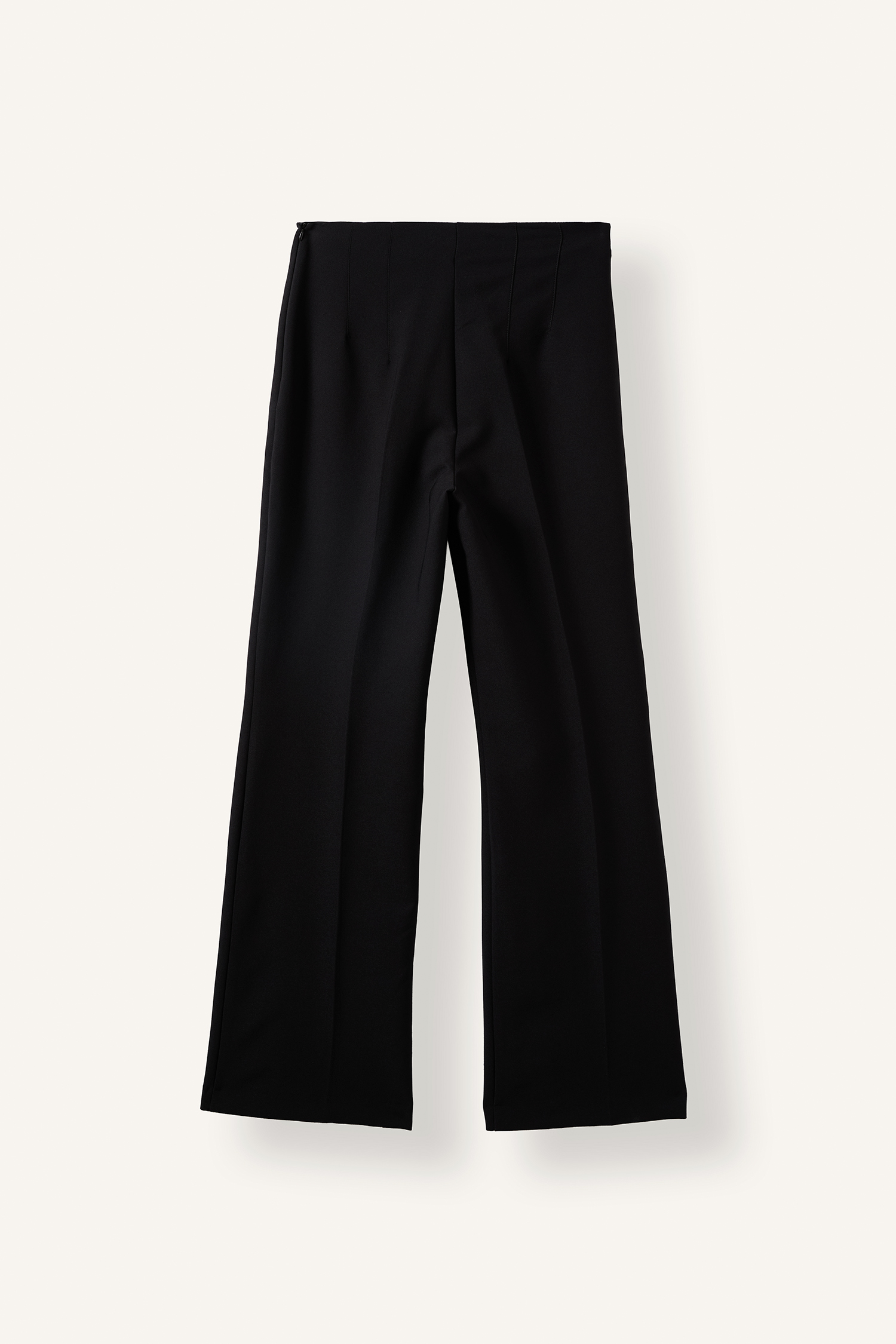 Women Black Flare Trousers