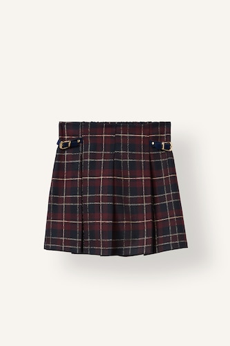 Young Girls - Teen Girls NAVY Girl Flanel Skirt