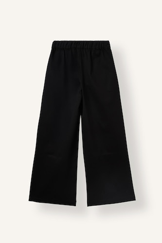 Girl Wide Leg Gabardine Trousers