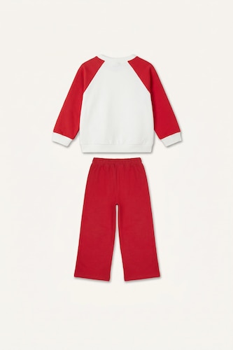 Baby Girl Regular Fit Sweatshirt and Sweatpants Set