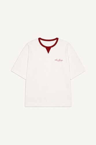 %100 Pamuk Boxy Fit Kısa Kollu Tişört