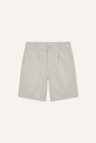 Erkek Taş Relaxed Fit Bermuda Şort