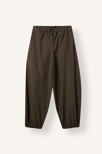 100% Cotton Poplin Balloon Fit Regular Waist Trousers