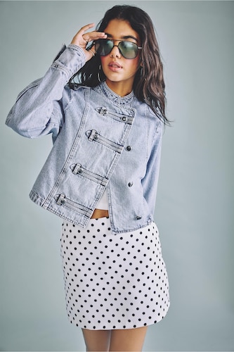 Women Light Blue Jacket
