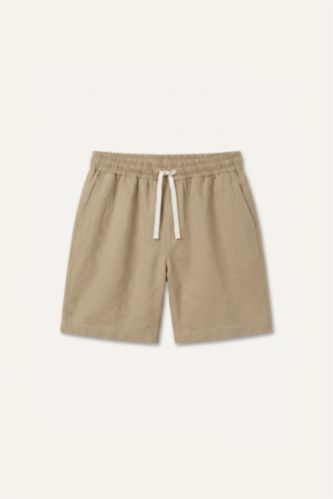Erkek Bej Relaxed Fit Bermuda Şort