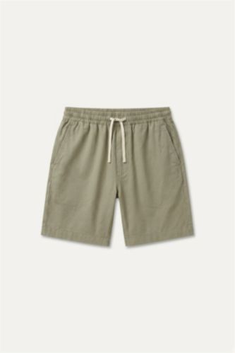 Erkek Açık Haki Relaxed Fit Bermuda Şort