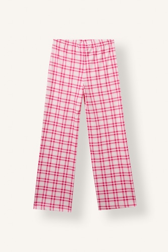 Girl 100% Cotton Miffy Licensed Plaid 2-Piece Pajama Set