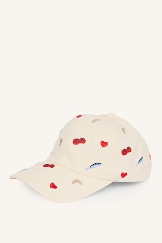 Women Beige Woman Cotton Hat