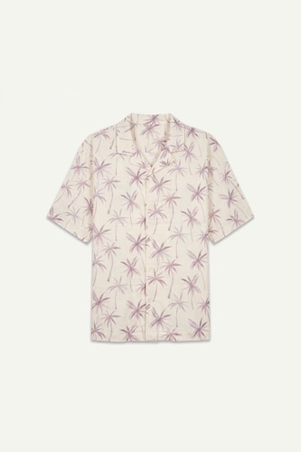 Boxy Fit Cotton Short Sleeve Shirt