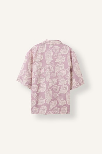 100% Cotton Boxy Fit Printed Shirt