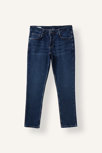 Men Blue Pedro Slim Fit Trousers