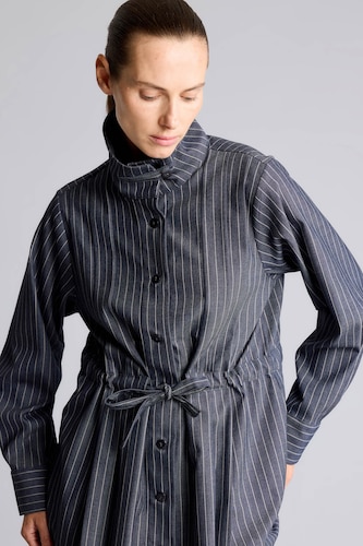 Woman NAVY Regular Fit Denim Look Long Sleeve Tunic