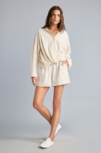 نساء أسود Linen Blended