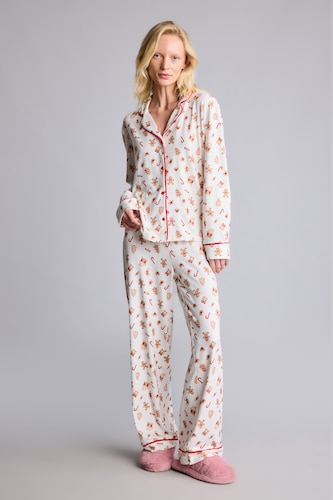 Regular Fıt Uzun Kollu Pijama Takımı