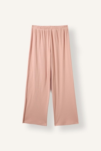 %100 Pamuk Fitilli Dantelli Pijama Takımı