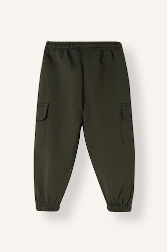 Pantalon de Jogging épais basique 100% coton avec poches cargo pour bébé garçon