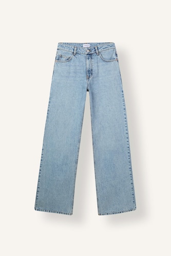 Low Rise Wideleg Düşük Bel Jean