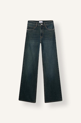 Straight Wide Yüksek Bel Jean