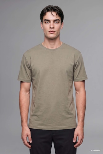 Crew Neck Regular Fit Short Sleeve T-Shirt