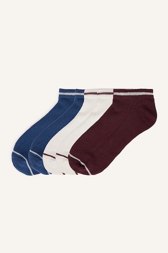Men Karma 5 Piece Cotton Short Socks