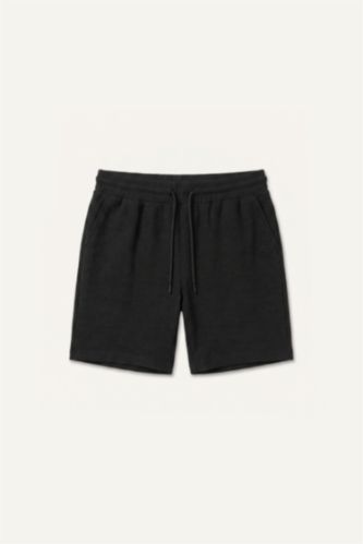 Erkek Siyah Regular Fit Şort