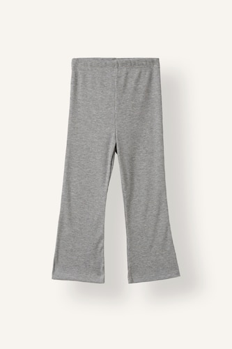 Baby Girls Light Grey Melange Baby Girl Flare Leggings