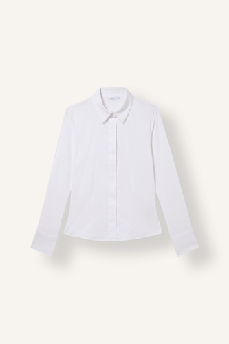 Slim Fit Shirt Collar Long Sleeve Shirt