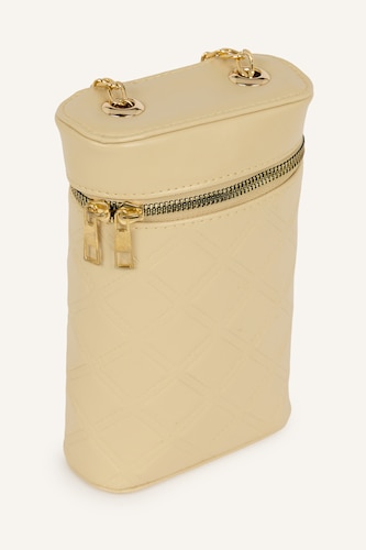 WOMAN Beige Woman Crossbody Bag