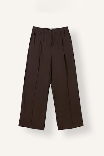 High Waist Pocket Wide Leg Fluid Trousers