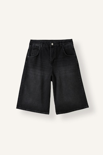%100 Pamuk Baggy Fit Bermuda Şort